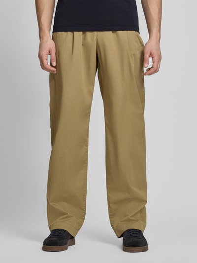 Tommy Hilfiger Loose Fit Hose mit Bundfalten Kitt 4
