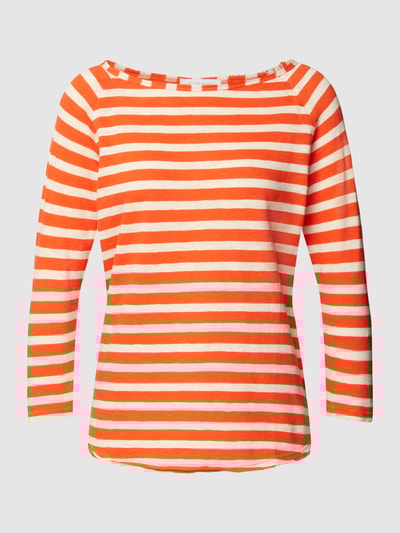Rich & Royal Longsleeve mit Streifenmuster Orange 2