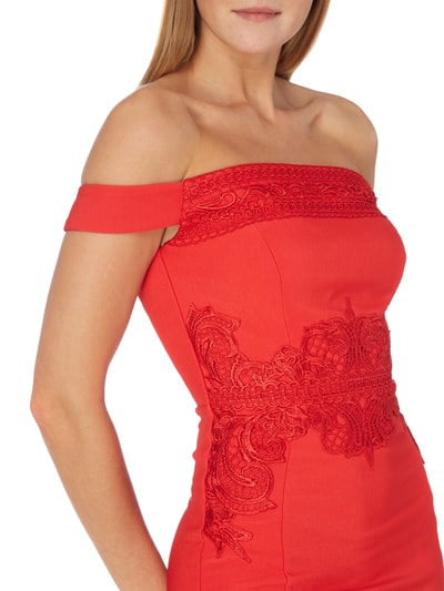 Lipsy Off Shoulder Cocktailkleid  Rot 3