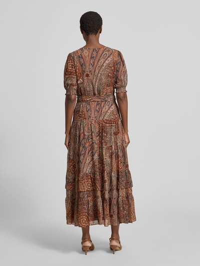 Lauren Ralph Lauren Długa sukienka z dekoltem w serek model ‘JEHONATHAN’ Écru 5