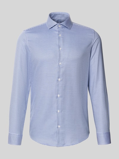 SEIDENSTICKER Koszula biznesowa o kroju slim fit z kołnierzykiem typu kent Błękitny 2