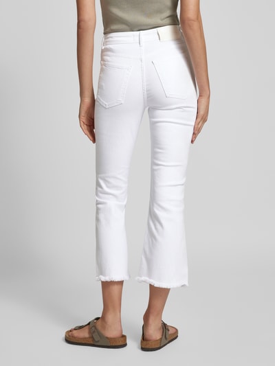 Marc O'Polo Flared cut jeans in effen design, model 'KIRUNA' Wit - 5