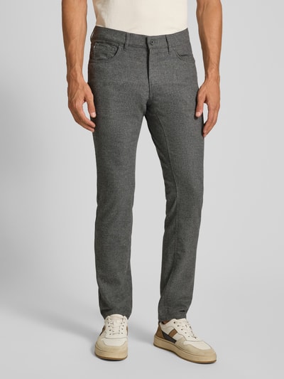 Brax Slim Fit Stoffhose mit Viskose-Anteil im 5-Pocket-Design Modell 'Chuck' Graphit 4