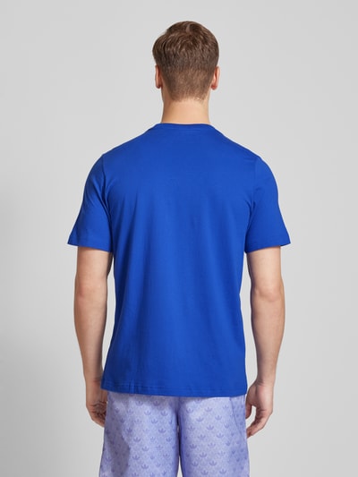ADIDAS SPORTSWEAR T-shirt z wyhaftowanym logo i okrągłym dekoltem Niebieski 5