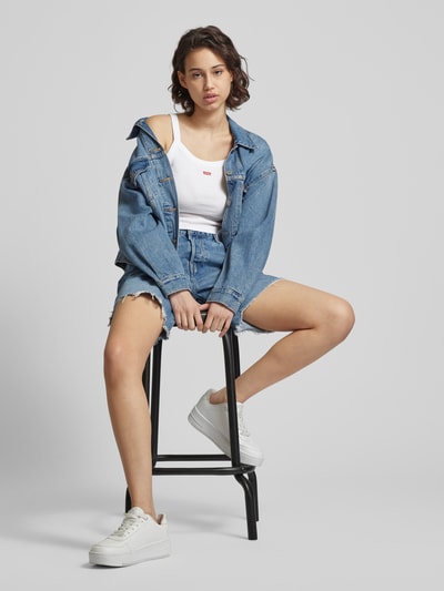 Levi's® Tanktop mit Label-Print Modell 'ESSENTIAL SPORTY' Weiss 1