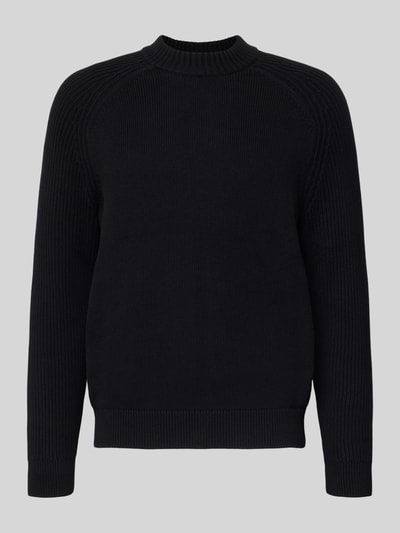 SELECTED HOMME Regular Fit Strickpullover aus reiner Baumwolle Modell 'DERECK' Black 2