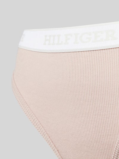 TOMMY HILFIGER String mit elastischem Logo-Bund Rosa 2