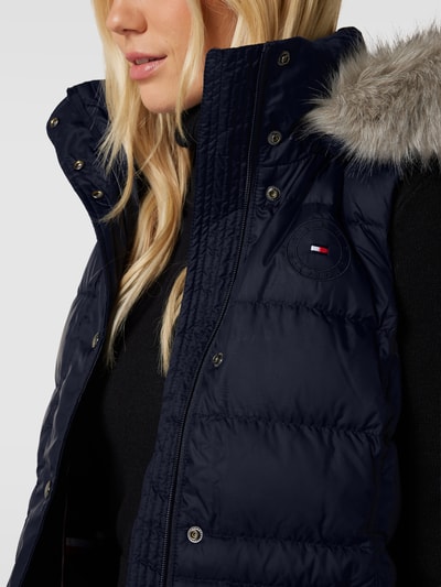 Tommy Hilfiger Daunenweste mit Label-Detail Marineblau 3