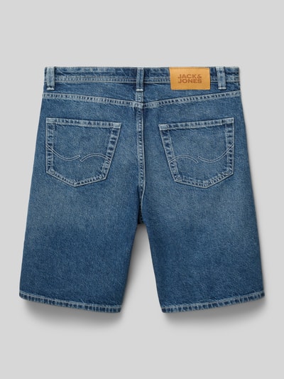 Produktfoto, Slim Fit Jeansshorts aus Baumwoll-Mix Modell '551™' von Levi’s® Kids in Denim-Optik mit Label-Patch, 5-Pocket-Design, blaue Farbstruktur.