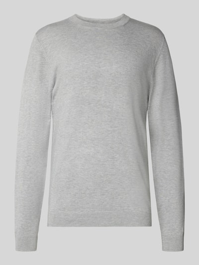 MCNEAL Gebreide pullover met ribboorden Middengrijs gemêleerd - 2