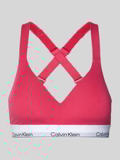Calvin Klein Underwear Bralette met elastische band met logo Felroze - 1