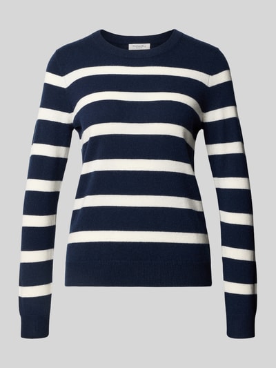 Christian Berg Woman Gebreide pullover van puur kasjmier Donkerblauw - 2