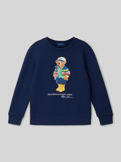 Polo Ralph Lauren Kids Sweatshirt mit Label-Print Marine 1