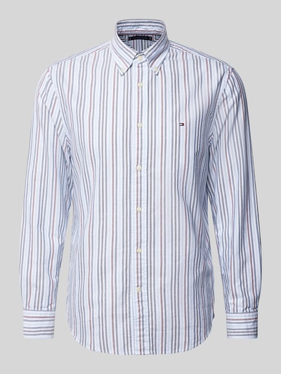 Tommy Hilfiger Regular fit vrijetijdsoverhemd met button-downkraag, model 'OXFORD' Rookblauw - 2