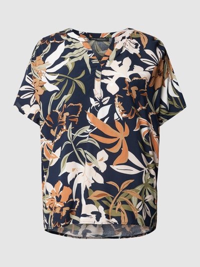 Betty Barclay Blusenshirt mit Allover-Muster Marine 2