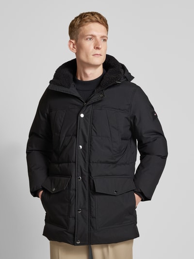 Tommy Hilfiger Parka z kapturem model ‘ROCKIE UTILITY’ Czarny 4