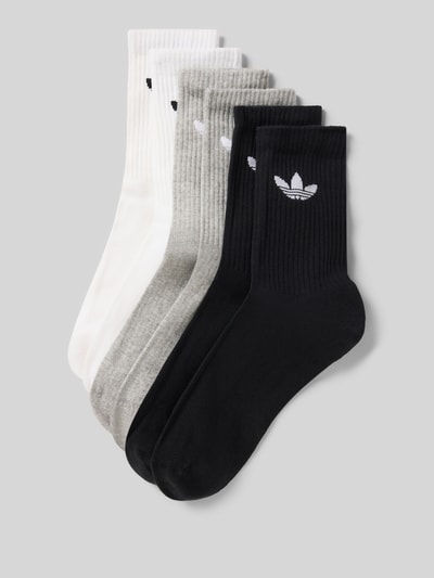 adidas Originals Socken mit Logo im 6er-Pack Hellgrau 1