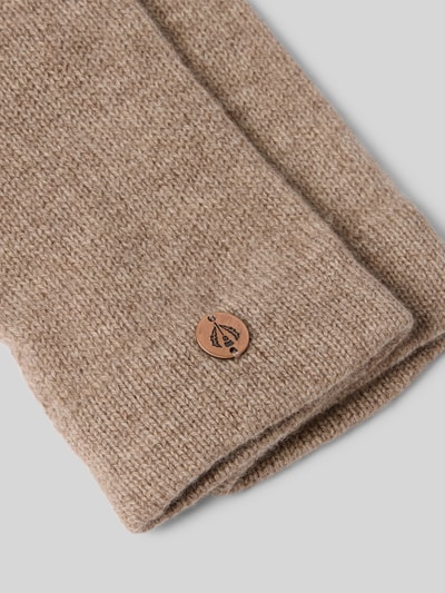 Fraas Kasjmier handschoenen met labelapplicatie Beige - 2