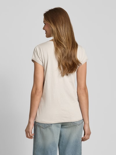Christian Berg Woman T-Shirt mit Kappärmeln Mud 5