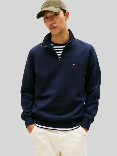 Tommy Hilfiger Regular fit schipperstrui van katoenmix Marineblauw - 4