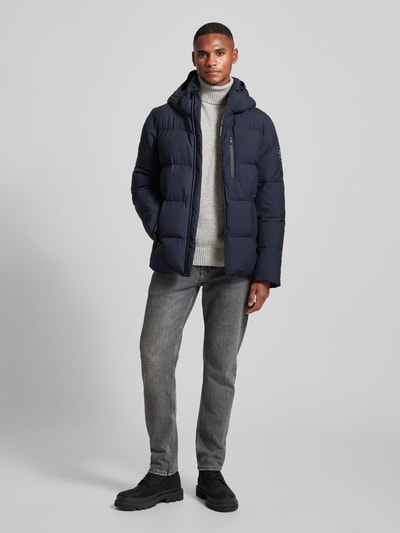 ECOALF Steppjacke mit Kapuze Modell ''BAZON' Marine 1