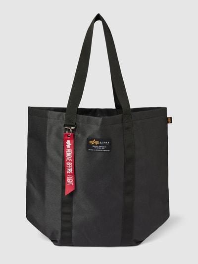 Alpha Industries Tasche mit Label-Patch Modell 'LABEL' Black 2