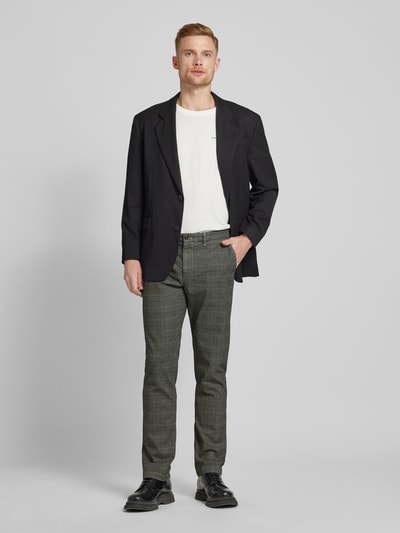 Tommy Hilfiger Stoffen broek met achterzakken, model 'DENTON' Middengrijs - 1