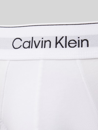 Calvin Klein Underwear Slipy z elastycznym pasem z logo w zestawie 3 szt. Czarny 2