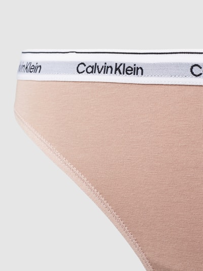 Calvin Klein Underwear String in effen design Oudroze - 2