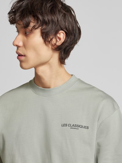 Only & Sons T-Shirt mit Label-Print Hellgrau 3