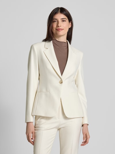 BOSS Blazer mit Brustleistentasche Modell 'Jia' Offwhite 4
