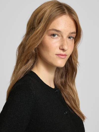 Pieces Regular fit gebreid jack met wol, model 'MALOU'  - 3