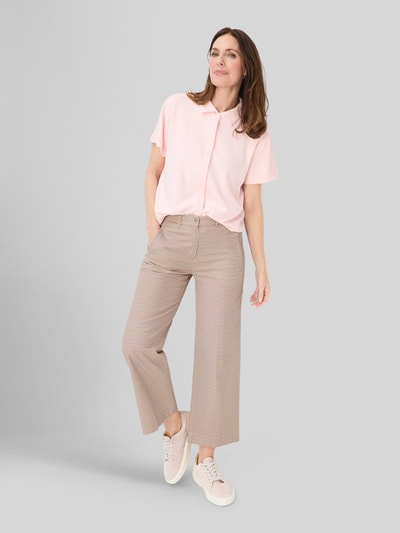 Raphaela By Brax Slim Fit Culotte aus Baumwoll-Mix Modell 'PEGGY CULOTTE' Hellrosa 1