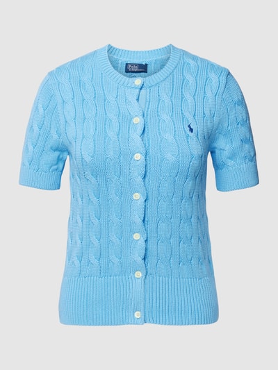 Polo Ralph Lauren Cardigan mit 1/2-Arm Bleu 2