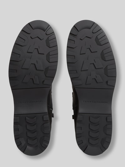Tommy Hilfiger Schnürstiefel aus echtem Rindsleder Black 3