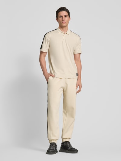 EA7 Emporio Armani Poloshirt met labelpatch Offwhite - 1