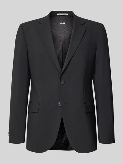 BOSS Regular Fit Anzugsakko aus Schurwoll-Mix Modell 'H-Jasper-MM-C-NF' Black 2