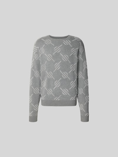 DAILY PAPER Pullover mit gerippten Abschlüssen Mittelgrau 2