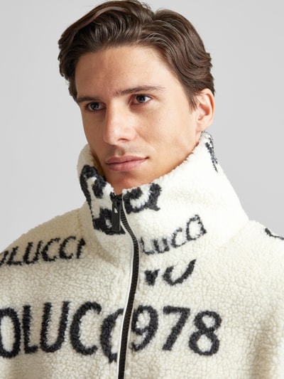 CARLO COLUCCI Sweatjacke mit durchgehendem Reißverschluss Offwhite 3