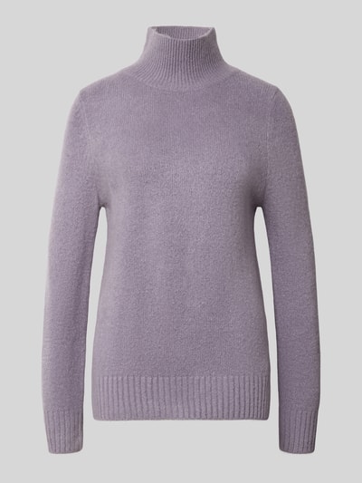 Jake*s Casual Strickpullover mit Stehkragen Lavender 2