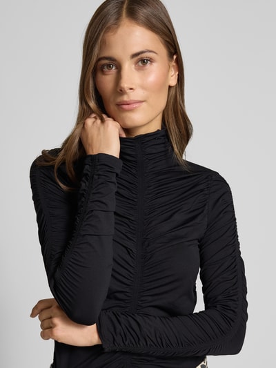 Marc Cain Longsleeve mit Raffungen Black 3