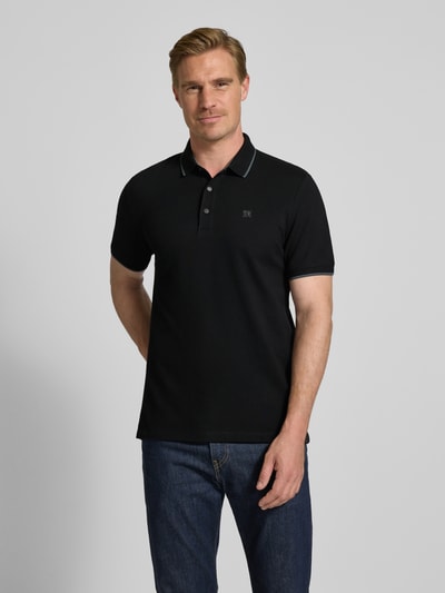 s.Oliver RED LABEL Regular Fit Poloshirt aus Baumwoll-Mix Black 4