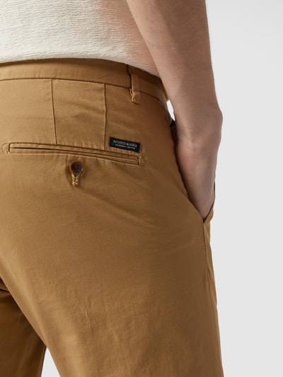 Scotch & Soda Super slim fit chino met stretch  Zand - 3