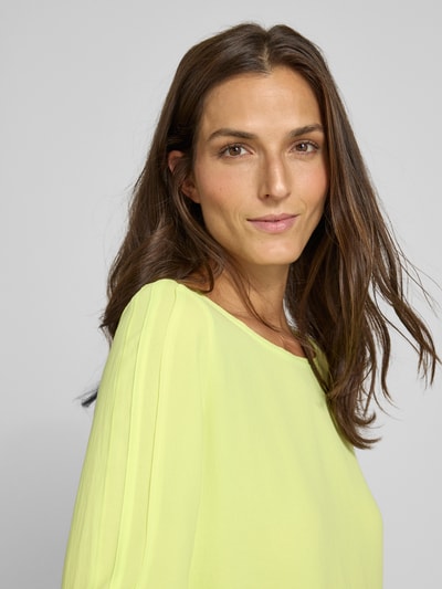 Marc Cain Bluzka z rękawem 3/4 Neonowy żółty 3