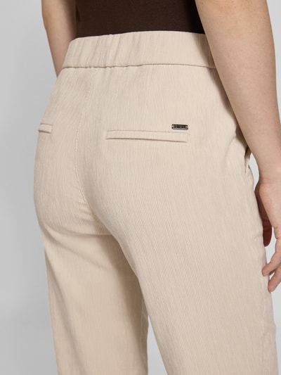 TONI Stoffen broek met elastische band, model 'Jenny' Beige - 3