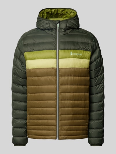 Cotopaxi Gewatteerd jack met labelprint, model 'Fuego' Donkergroen - 2