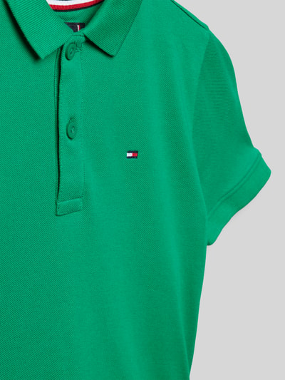 Tommy Hilfiger Kids Poloshirt met logostitching Groen - 2