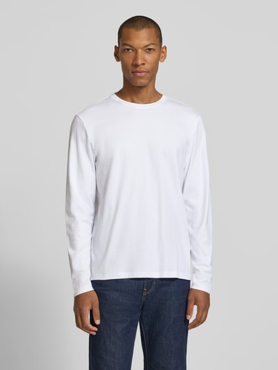 Christian Berg Men Longsleeve aus reiner Baumwolle Weiss 4