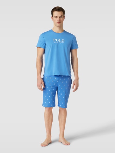 Polo Ralph Lauren Underwear T-shirt met labelprint, model 'LIQUID COTTON' Bleu - 1