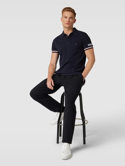 Tommy Hilfiger Poloshirt mit Label-Stitching Marine 1